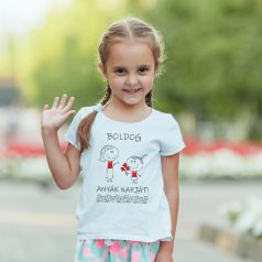 Boldog anyák napját - lány gyerek póló