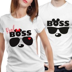 Boss Mickey és Real Boss Minnie - páros póló