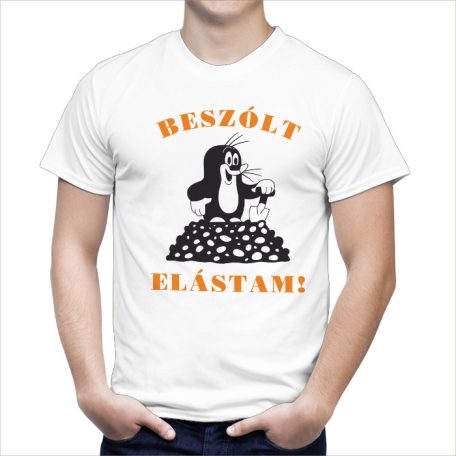 Beszólt. Elástam