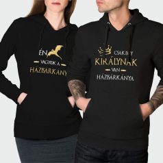   Csak egy királynak lehet házisárkány... - páros pulóver
