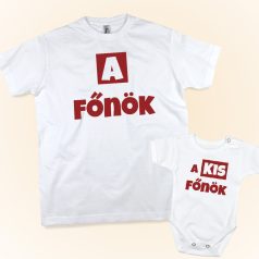 A főnök & A kis főnök póló szett