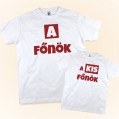 A főnök & A kis főnök póló szett