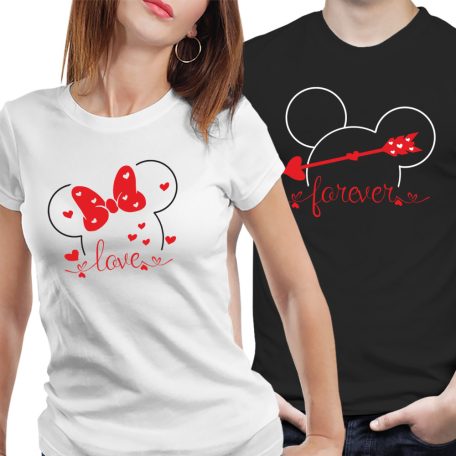 Forever love Mickey - páros póló