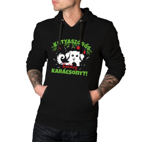 Kutyaszőrös boldog karácsonyt!  -  Férfi pulóver
