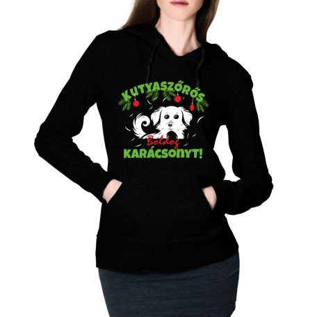 Kutyaszőrös boldog karácsonyt!  -  Női pulóver