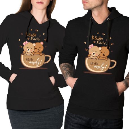 Közös kávé, közös mosoly - páros pulcsi