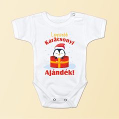 Legszebb karácsonyi ajándék Pingvines - baba body