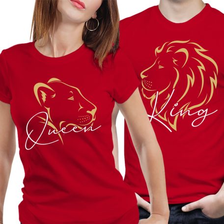 Lion King-Queen - páros póló
