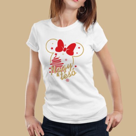 Mickey karácsony Nagytesó Női póló
