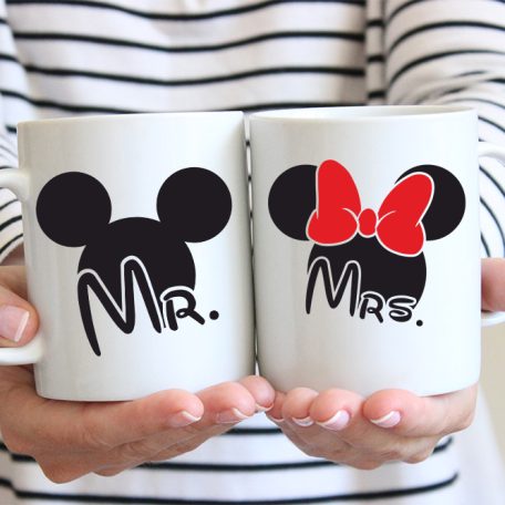 Mr. Mickey Mrs. Minnie - páros bögre