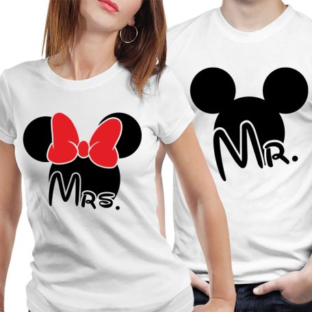 Mr. & Mrs. Mickey - páros póló