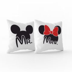 Mr. & Mrs. Mickey páros párna