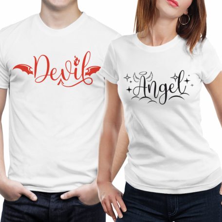 Angel & Devil - páros póló