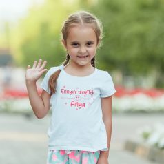 Ennyire szeretlek anya lány gyerek póló