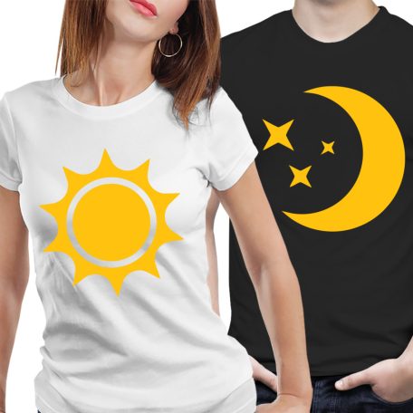 Nap és Hold - páros póló