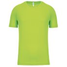 PROACT PA445 Gyerek Rövid ujjú Sport Póló - Lime