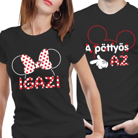 A pöttyös az igazi Mickey páros póló