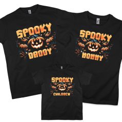 Spooky family - családi póló szett 3db