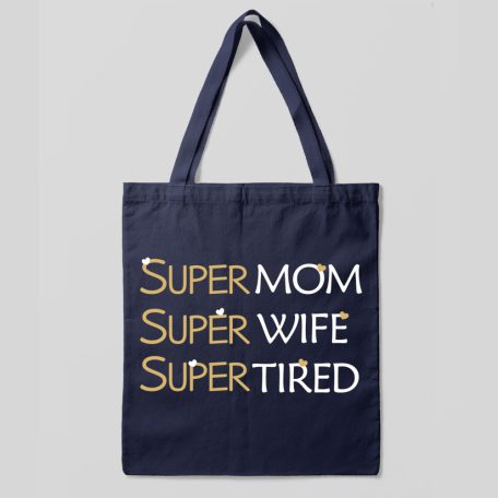 Super mom vászontáska