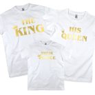 The king his queen their Prince