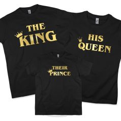 The king his queen their Prince