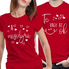 Te vagy az ok a mosolyra  - páros póló